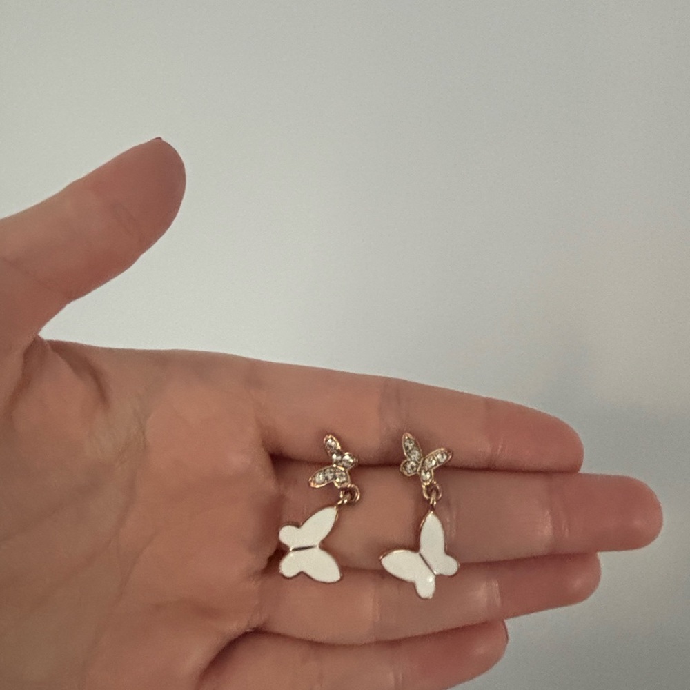 Butterfly Drop Earrings